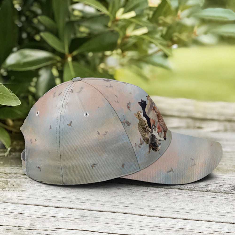 God And Cats Angels Baseball Cap Lasfour CO0964