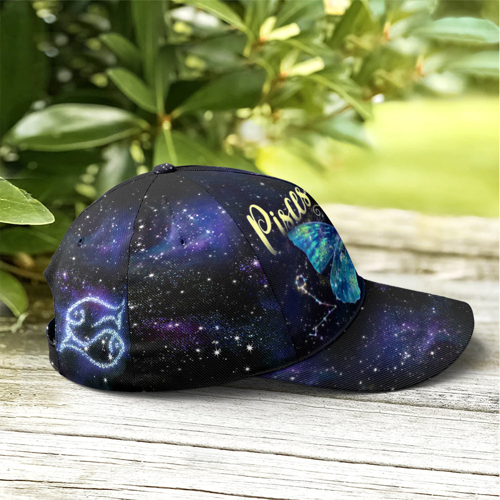 Pisces Girl I Am The Storm Butterfly Baseball Cap Lasfour CO0903