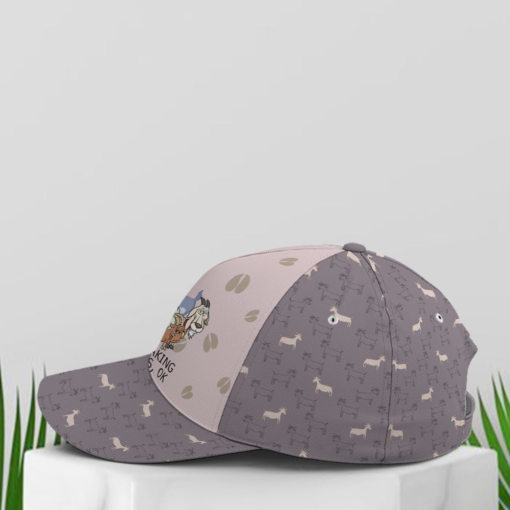 I Just Freaking Love Goats Okay Baseball Cap Lasfour CA2523