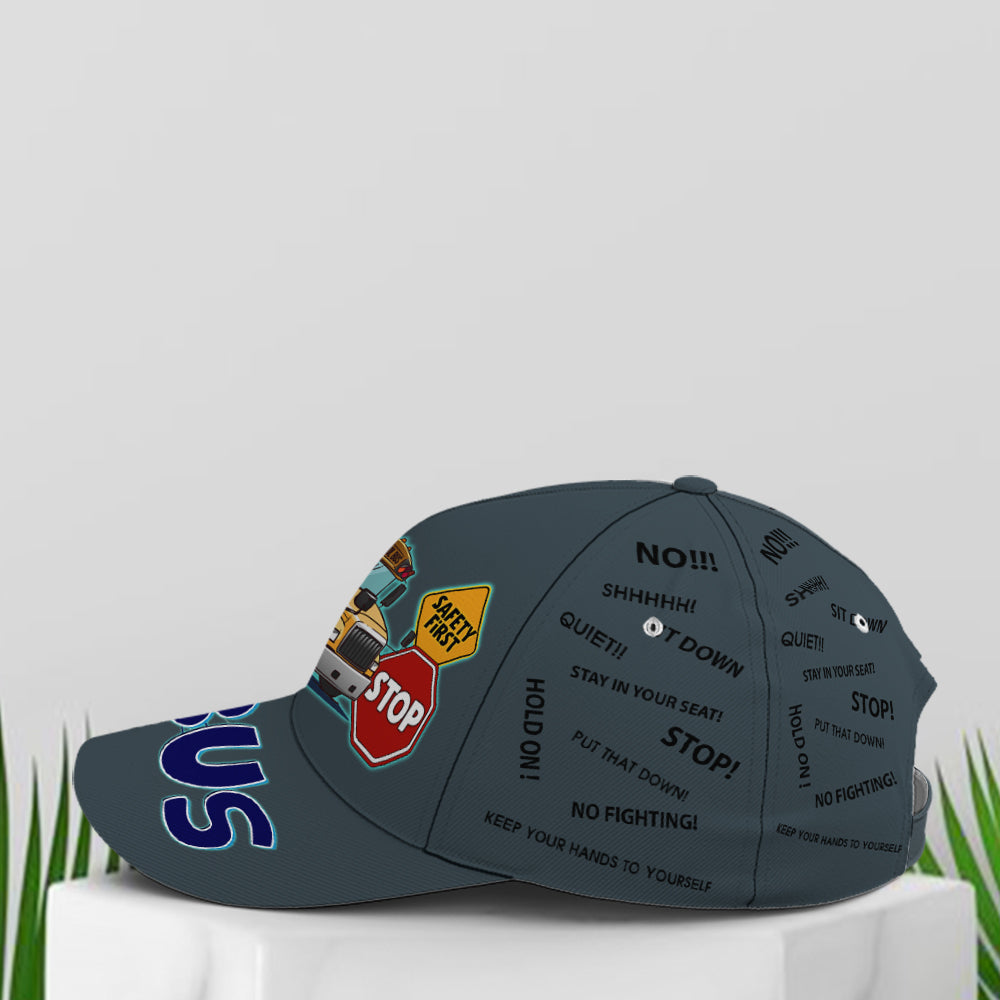School Bus Classic Cap Driver All About That Bus Baseball Cap Lasfour CA0040
