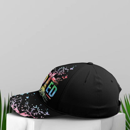 Rooted In Christ Black Baseball Cap Lasfour CO0859