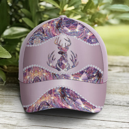 Purple Metallic Style Deer Hunting Baseball Cap Lasfour CO0975