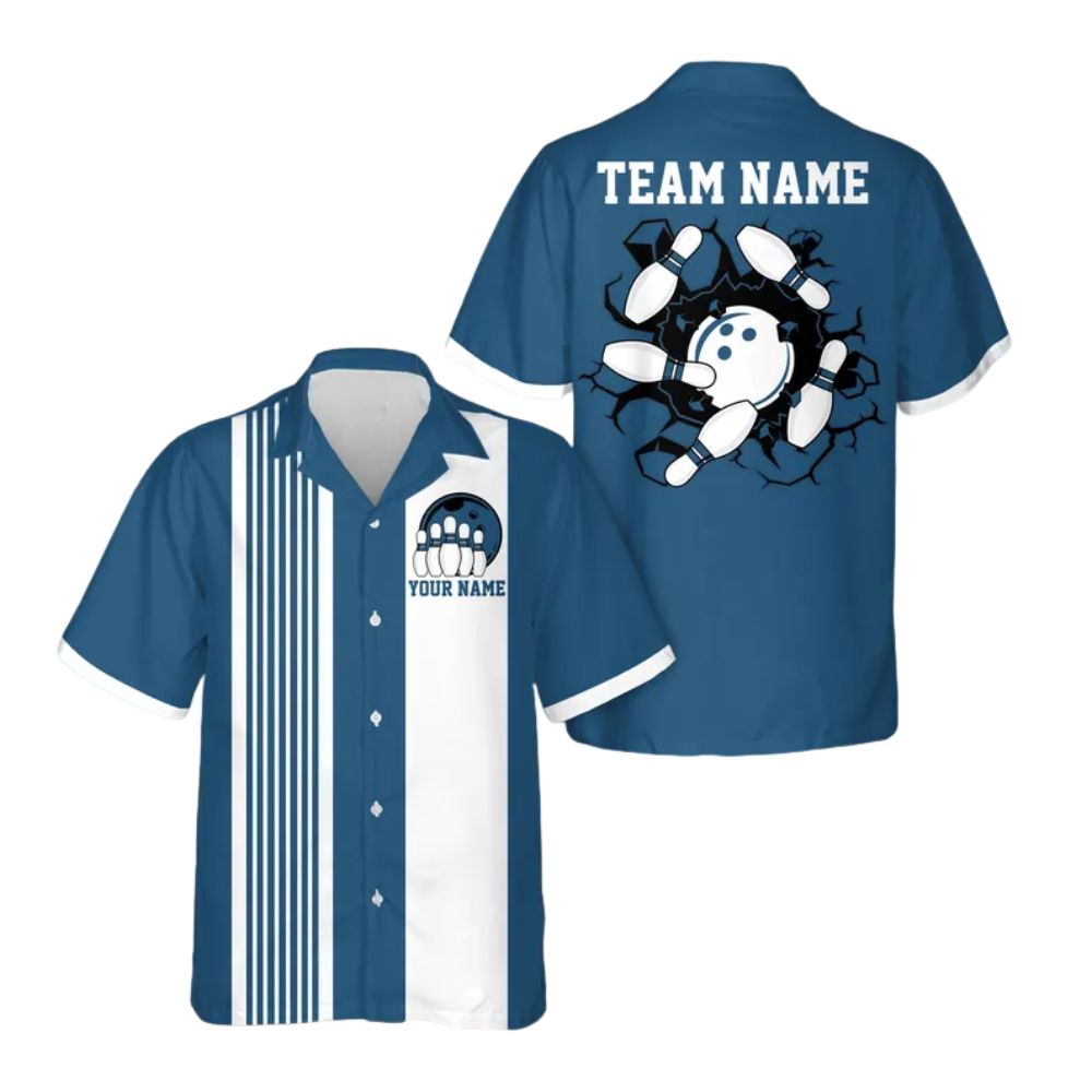 Custom Mens Pink Retro Bowling Team Shirts, Custom Retro Bowling Shirts BE0075