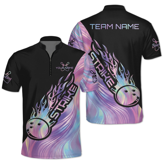 Custom Mens Strike Team Bowling Jerseys, Custom Bowling Team Shirts BE0096