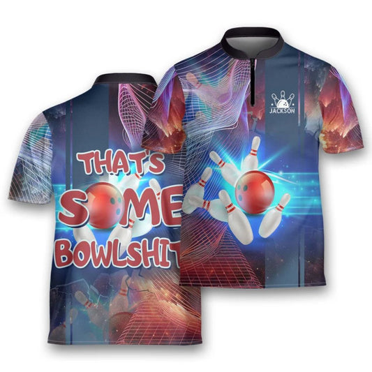 That's Some BowlSht Custom Men's Bowling Jerseys With Name, Custom Funny Bowling Jerseys BE0098