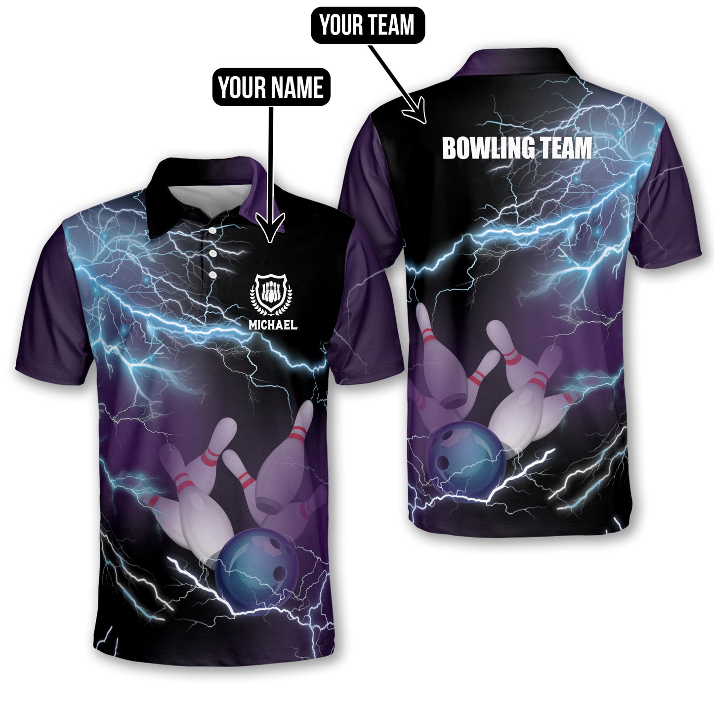 Custom Bowling Jerseys For Team BO0003