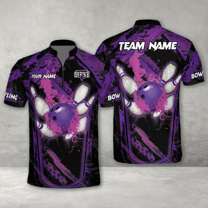 Custom Flame Bowling Jersey For Team BO0035