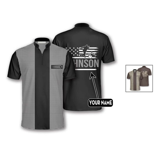 Custom Vintage Bowling Jersey Shirt For Men, Custom Bowling Shirts BO0144