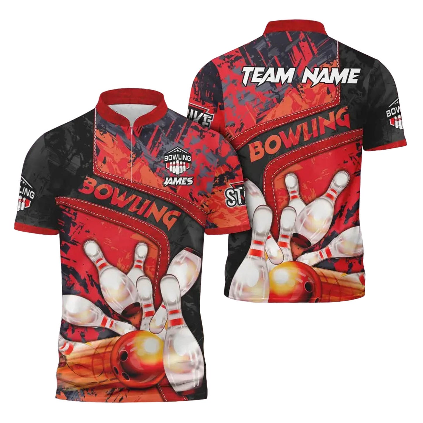 Custom Bowling Jersey For Team BO0172