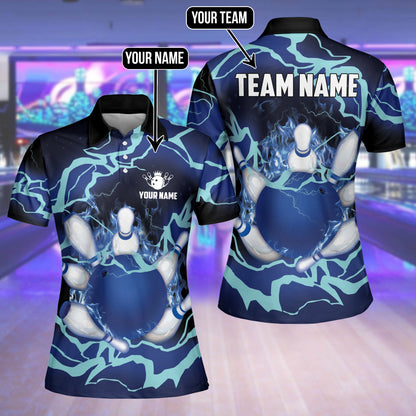 Custom Bowling Polo Shirts For Team BO0359