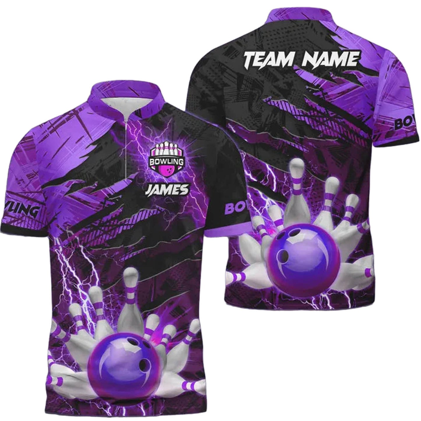 Custom Bowling Jerseys For Team BO0364