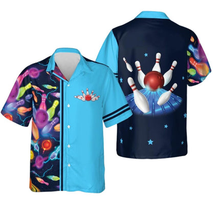 Custom Team Bowling Hawaiian Shirts For Men and Women, Custom Bowling Shirts BZ0270
