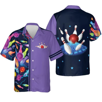 Custom Team Bowling Hawaiian Shirts For Men and Women, Custom Bowling Shirts BZ0270