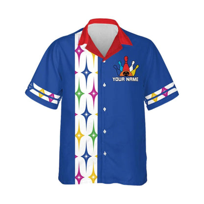 Custom Retro Hawaiian Bowling Team Shirts Men Women, Custom Retro Bowling Shirts BZ0272