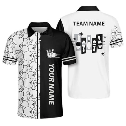 Custom Team Green Bowling Polo Shirts For Men, Custom Bowling Shirts BZ0300