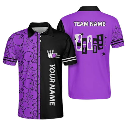 Custom Team Green Bowling Polo Shirts For Men, Custom Bowling Shirts BZ0300