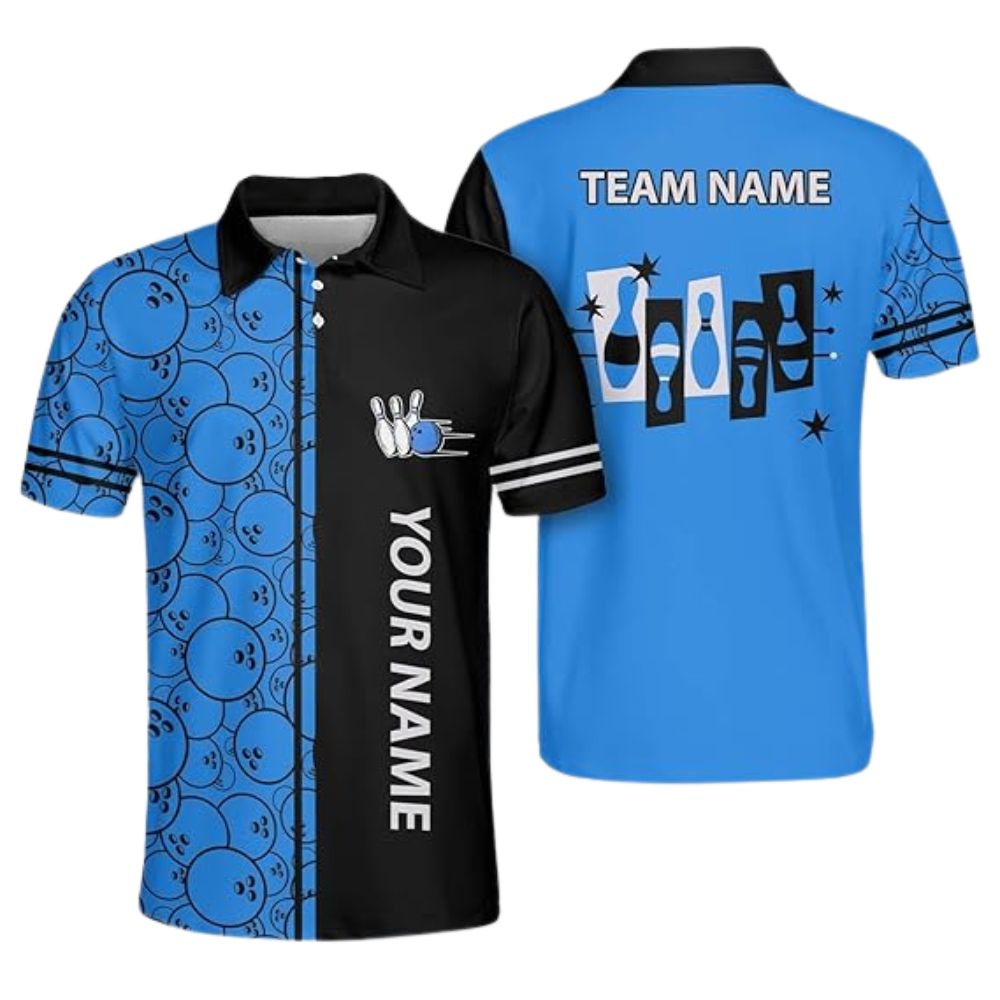 Custom Team Green Bowling Polo Shirts For Men, Custom Bowling Shirts BZ0300