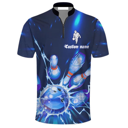 Custom Team Mens Jerseys Shirt, Custom Bowling Team Jerseys BZ0303
