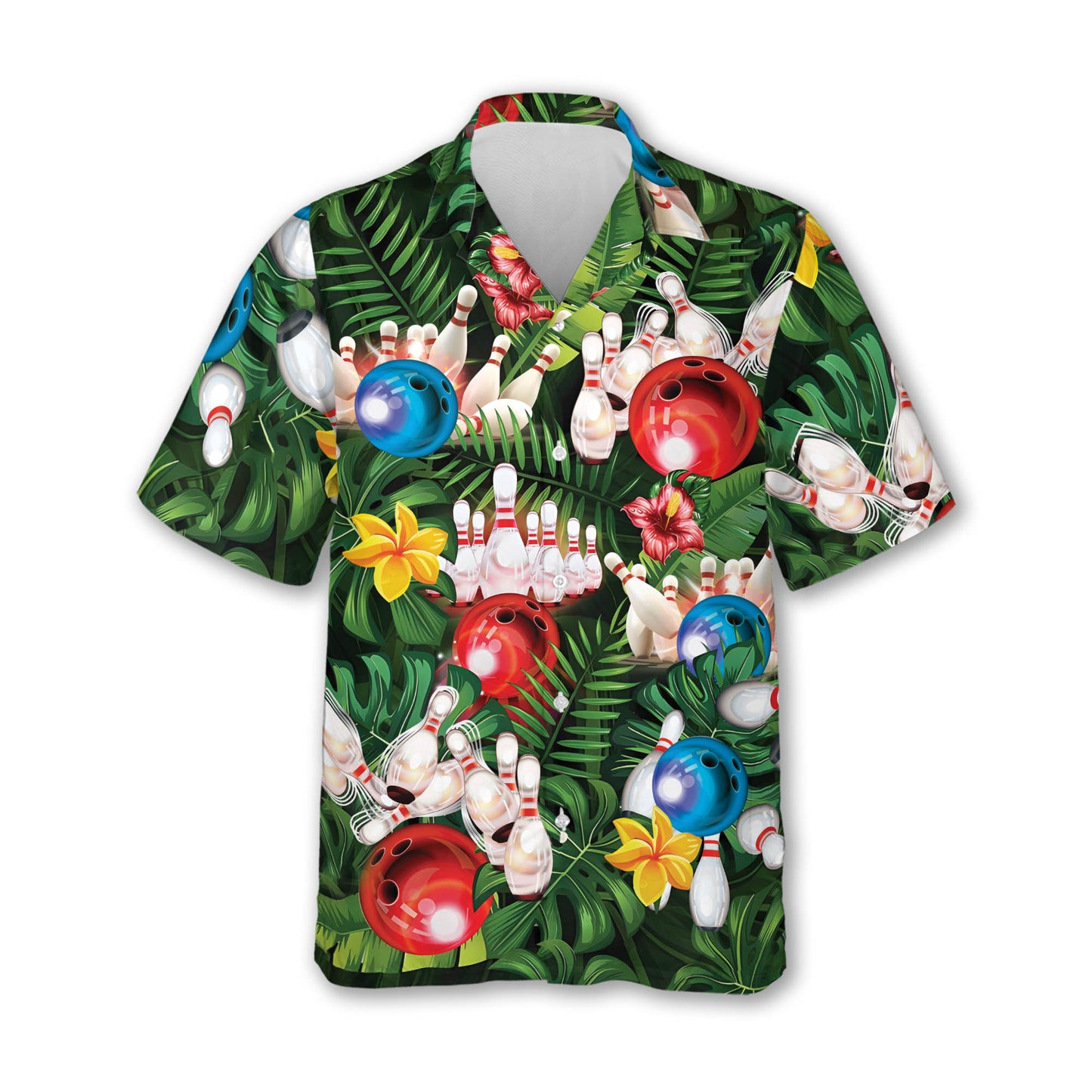 Tropical Bowling Hawaiian Shirt For Men And Women, Tropical Bowling Shirt BZ0314