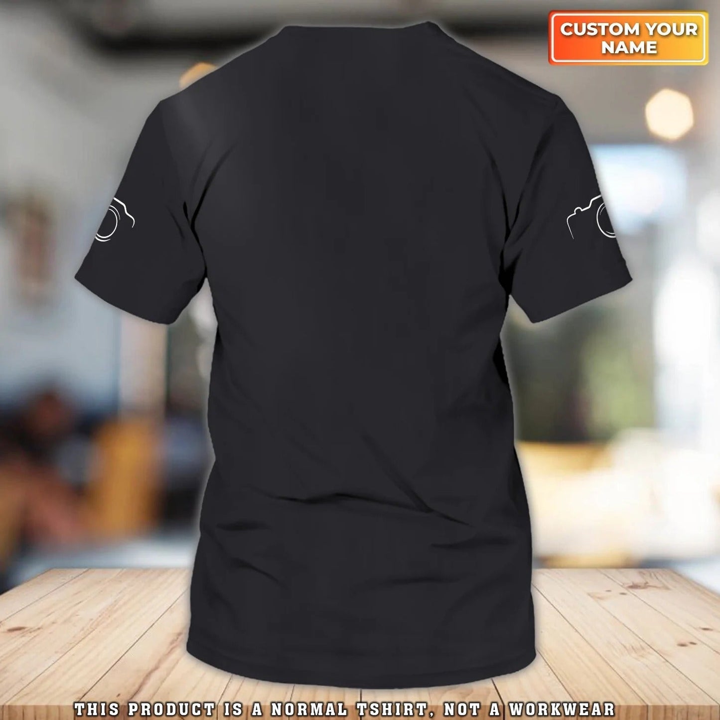 Photographer Shop Uniform, 3D T Shirt For Photographer TO2667