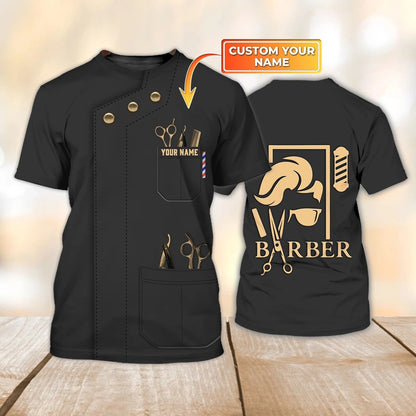 Personalized 3D All Over Print Barber Tee Shirt, Barber Shirts, Cool Shirt For Barber, Present For A Barber TO0662