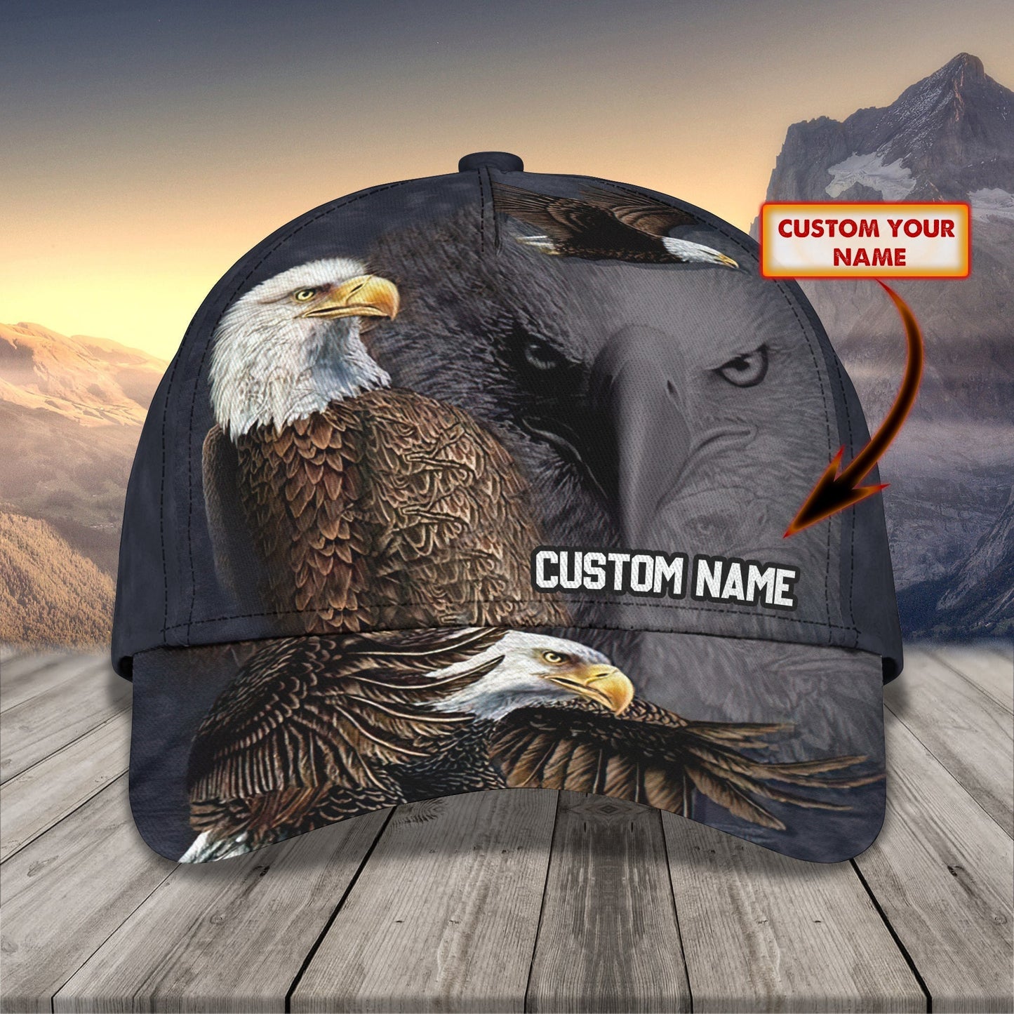 3D Classic Cap America Pride Personalized Name Cap169 Lasfour CA2119