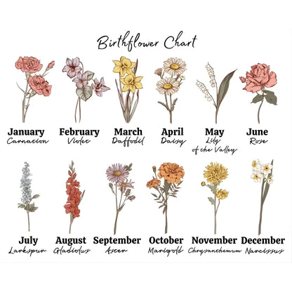 It Takes A Long Time To Grow An Old Friend Custom Friendship Floral Sweatshirt, Custom Best Friend Birth Month Flower Sweatshirt 2D0263