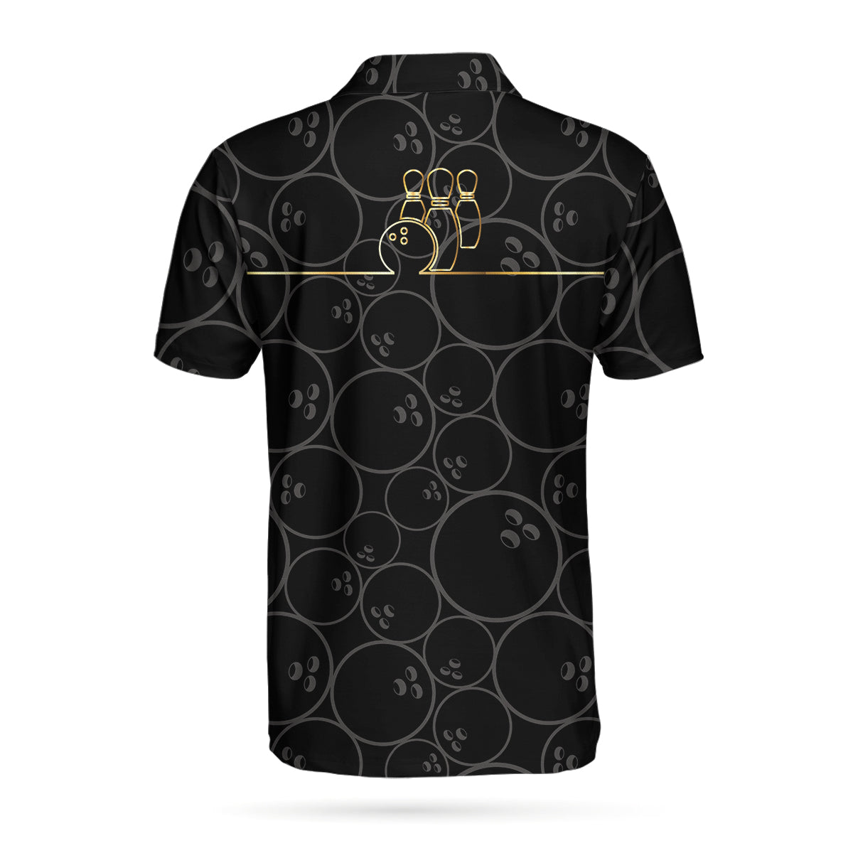 Bowling American Flag Short Sleeve Polo Shirt, Bowling Ball Pattern Usa Flag Polo Shirt, Bowling Team Uniform SO0688