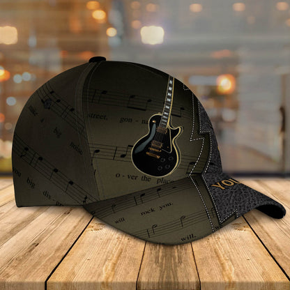 Personalized Name Guitar Classic Cap CA0080