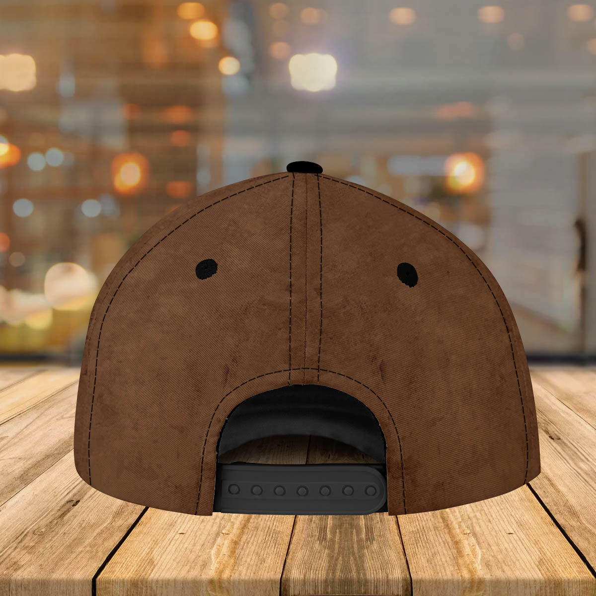 Texas Longhorn Love Leather Pattern Customized Name Cap CA0087