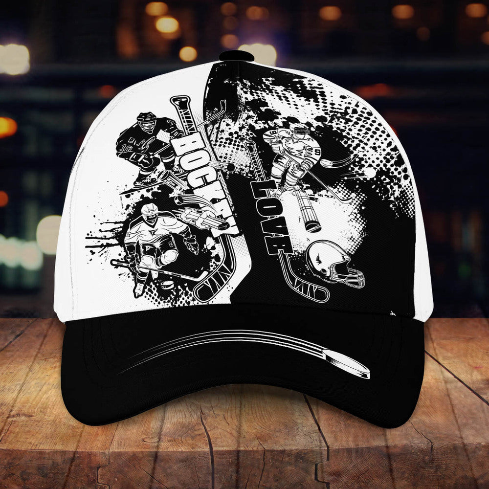 Hockey Personalized Name Ball Cap CA0442