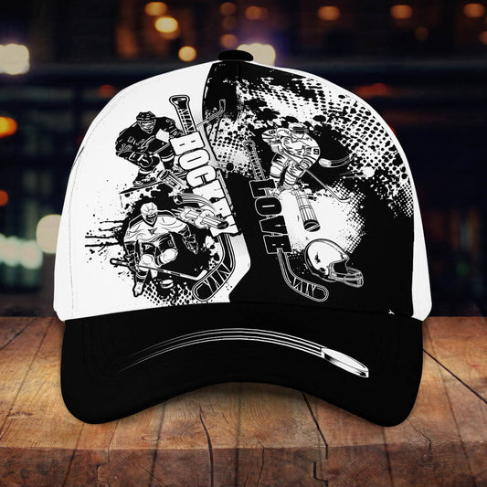 Hockey Personalized Name Ball Cap CA0442