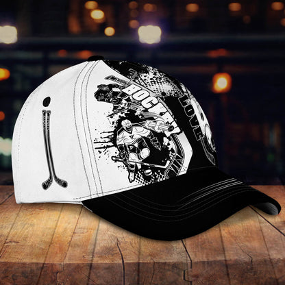 Hockey Personalized Name Ball Cap CA0442