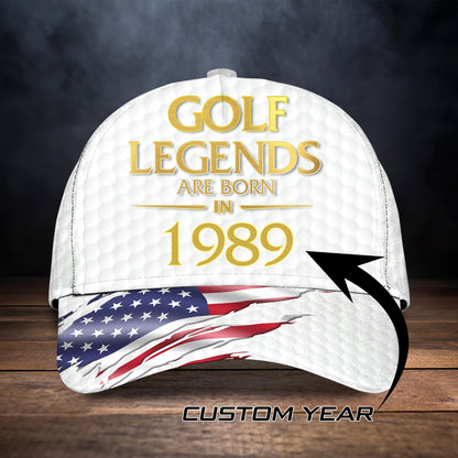 3D Classic Cap Golf Legend Personalized Name Cap Lasfour CA0547