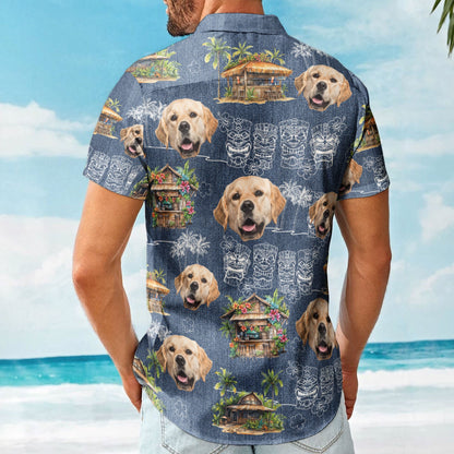 Custom Photo Tiki Summer Family Friends Boss - Custom Photo Hawaiian Shirts HA0125