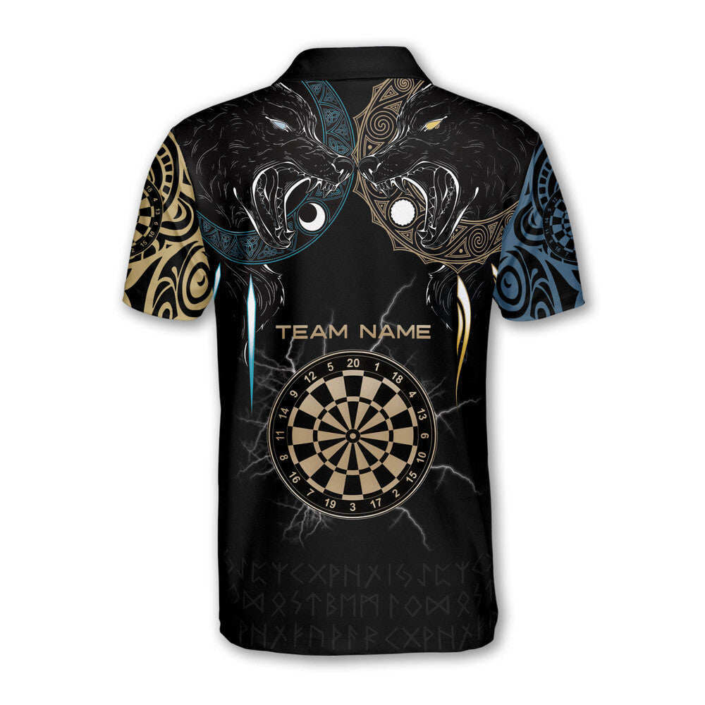 Lasfour Viking Hati And Skoll Darts Personalized Name And Team Name 3D Shirt DMA0301
