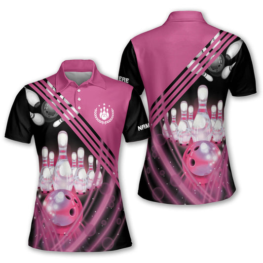 Custom Bowling Shirts For Women - Custom Funny Bowling Shirts For Women - Bowling Team Shirts for Women - Custom 3D Bowling Jerseys Shirt BW0091