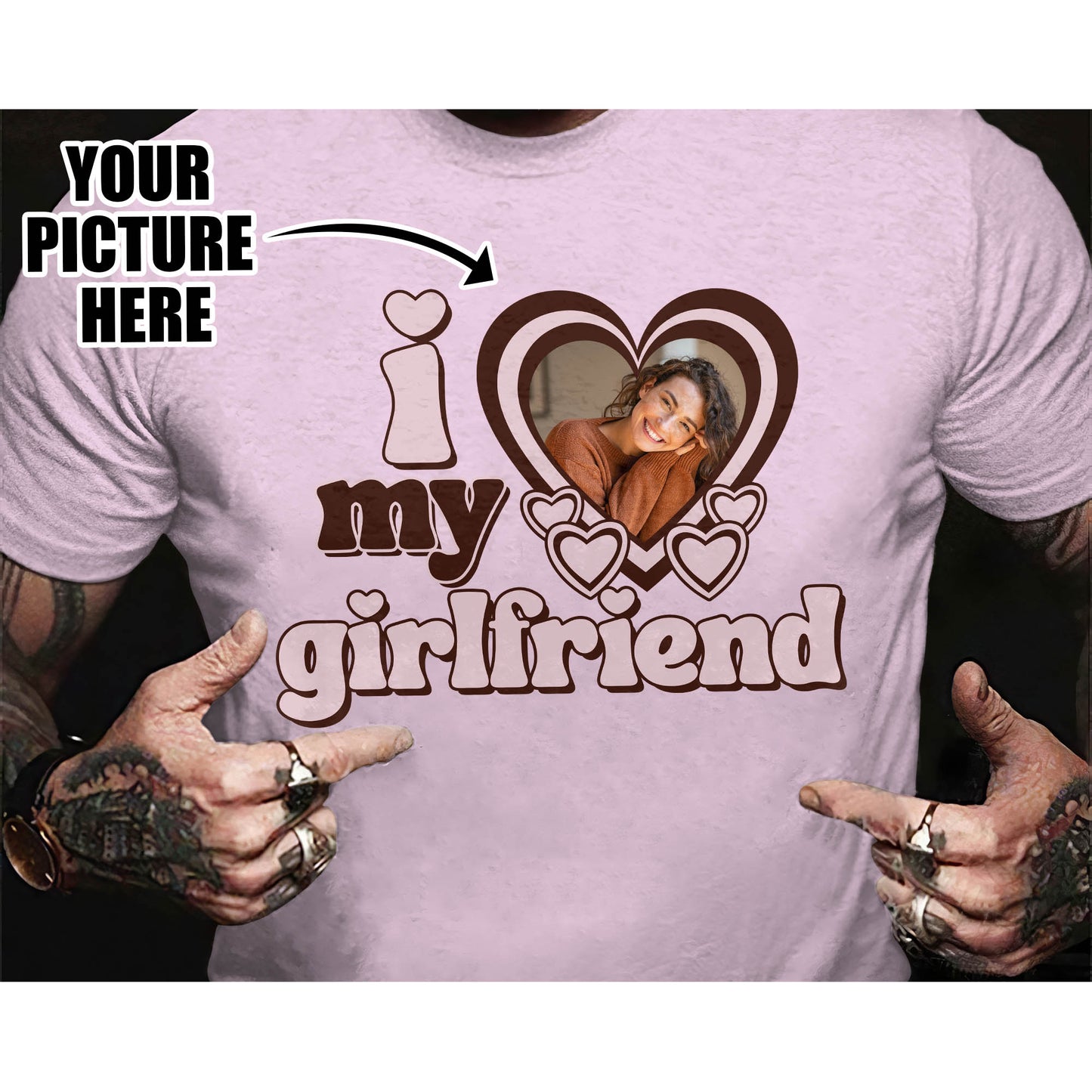Personalized I Love My Girlfriend Shirt GF0001