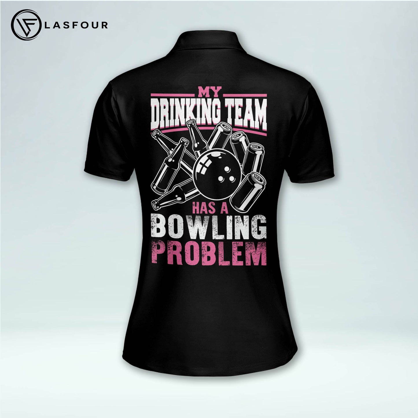 Has A Problem Bowling Shirts Women BW0113