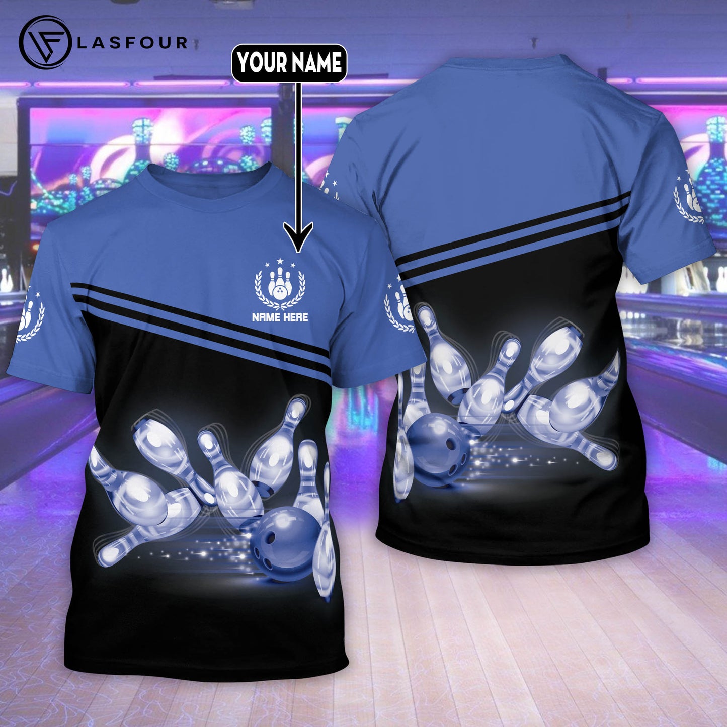 Custom Bowling Tshirts for Bowling Lover BWT0002