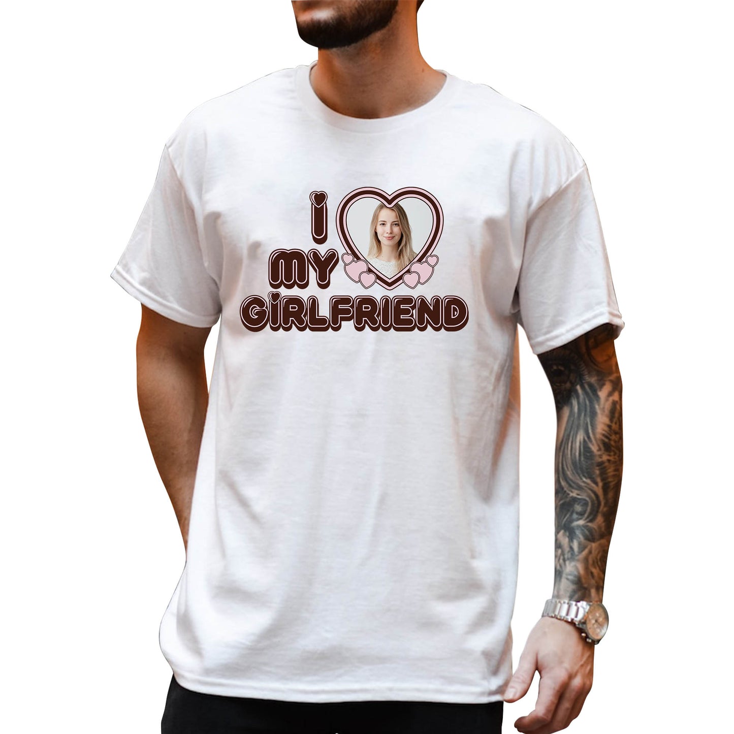 Personalized I Love My Girlfriend Shirt GF0010