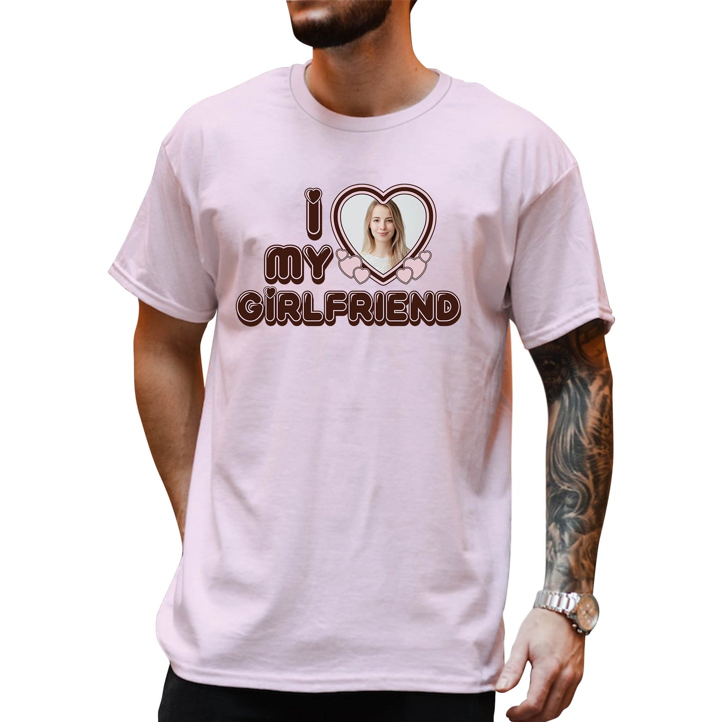 Personalized I Love My Girlfriend Shirt GF0010