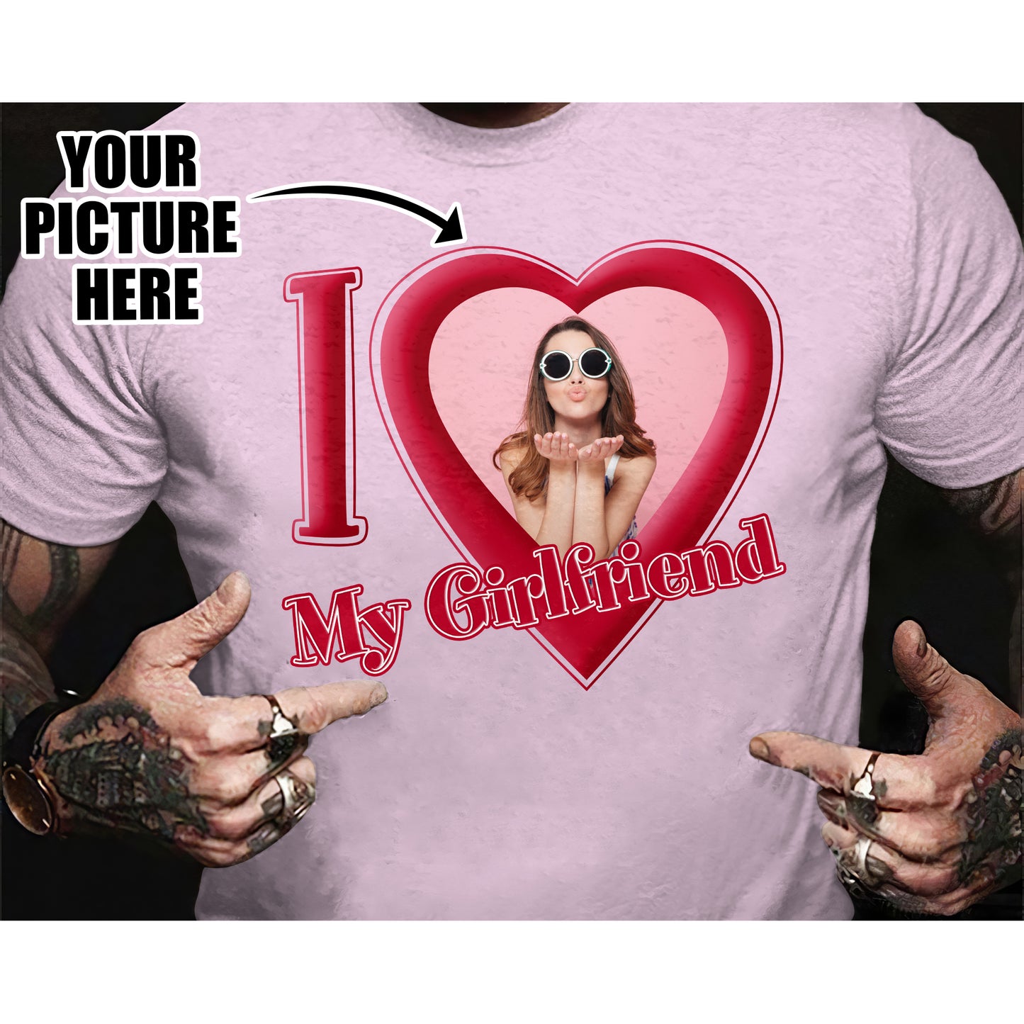 Personalized I Love My Girlfriend Shirt GF0005
