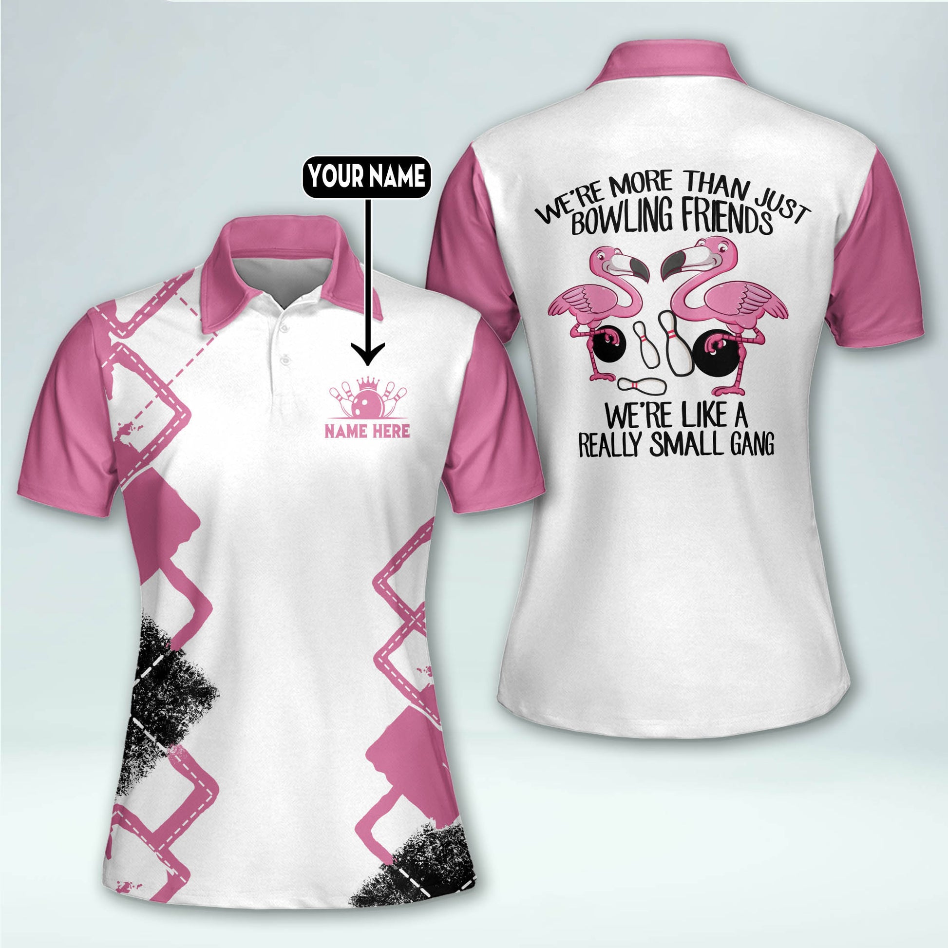 Custom Bowling Shirts For Women - Retro Womens Bowling Shirts