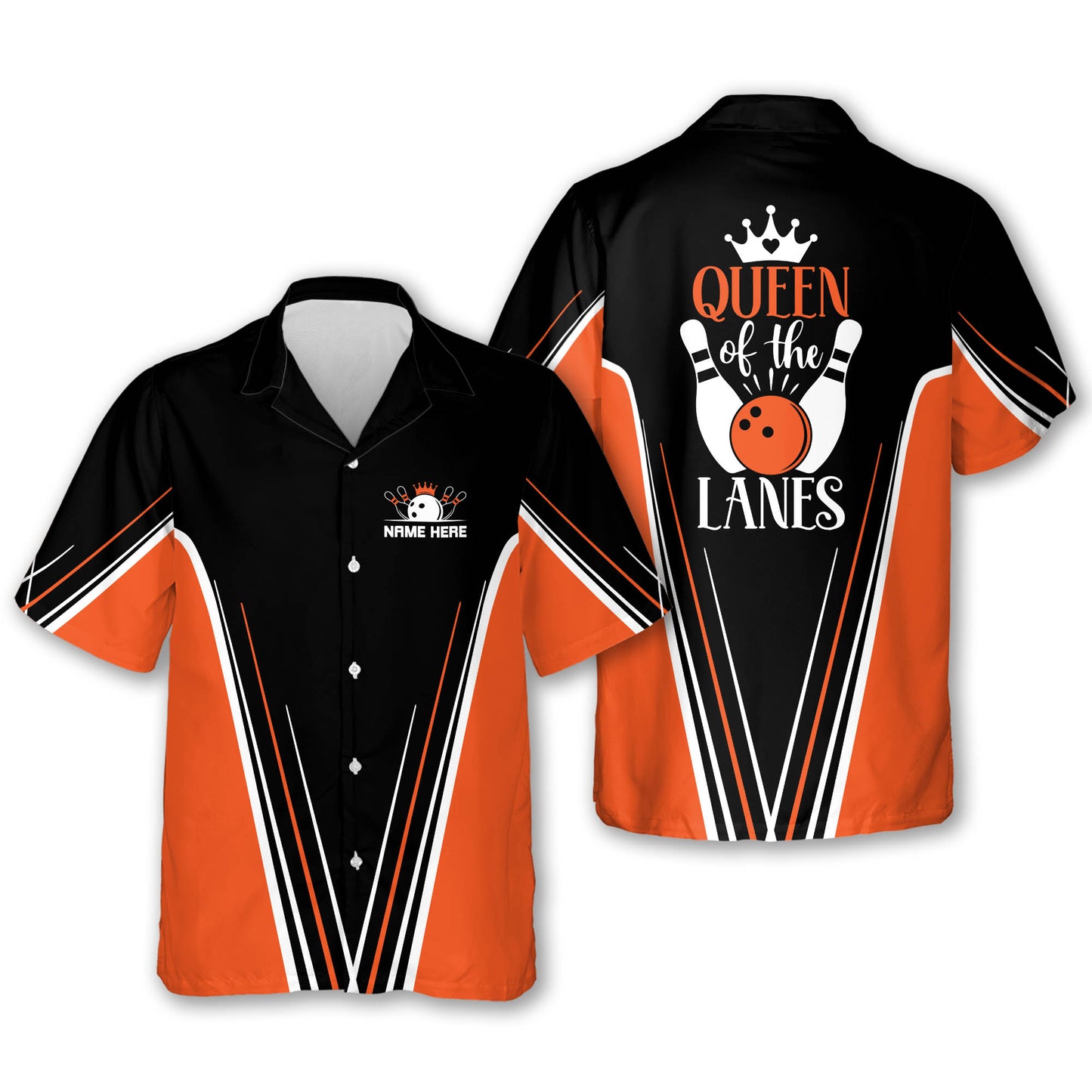 Queen Of The Lanes Bowling Shirt Women HW0173