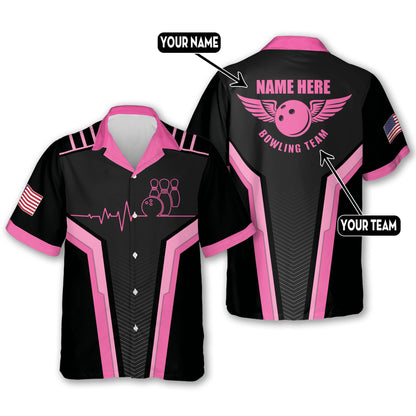 Custom Bowling Hawaiian Shirt For Women HW0178