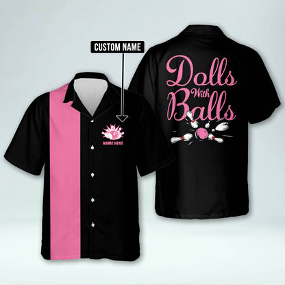 Doll With Balls Hawaiian Shirts Women HW0143