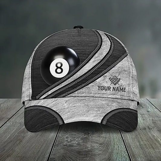 Custom Billiard Baseball Caps, Custom Printed Baseball Caps For Billiard Lover Billiard Players ET0014