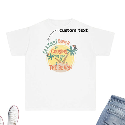 Bunch Of Cousin Of This Side Of The Beach Matching T Shirts For Cousin, Custom Funny Beach Trip Cousin Shirts ET0447