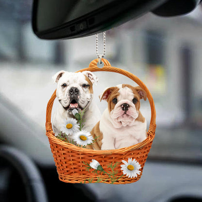 English Bulldog Ornaments God'S Present Car Hanging Ornament OO0955